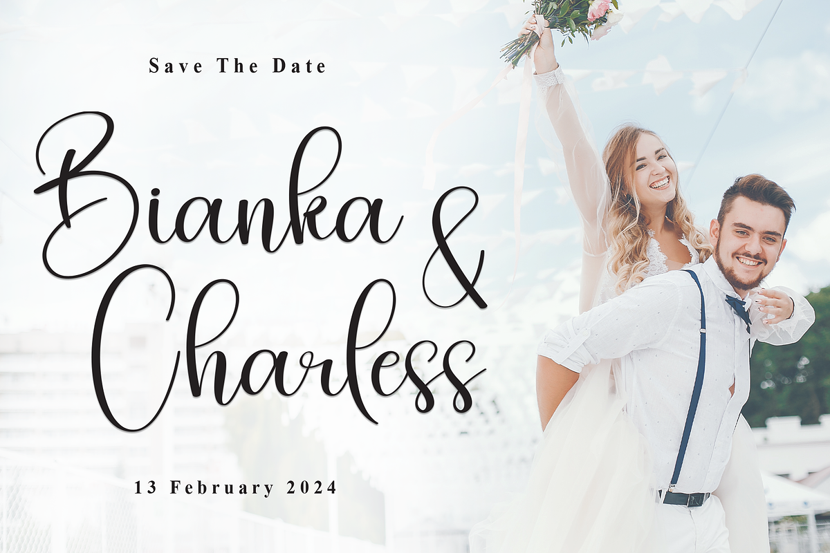 Wedding | Script Font, a Handwritten Font by Scratchones (Photo 2 of 9)