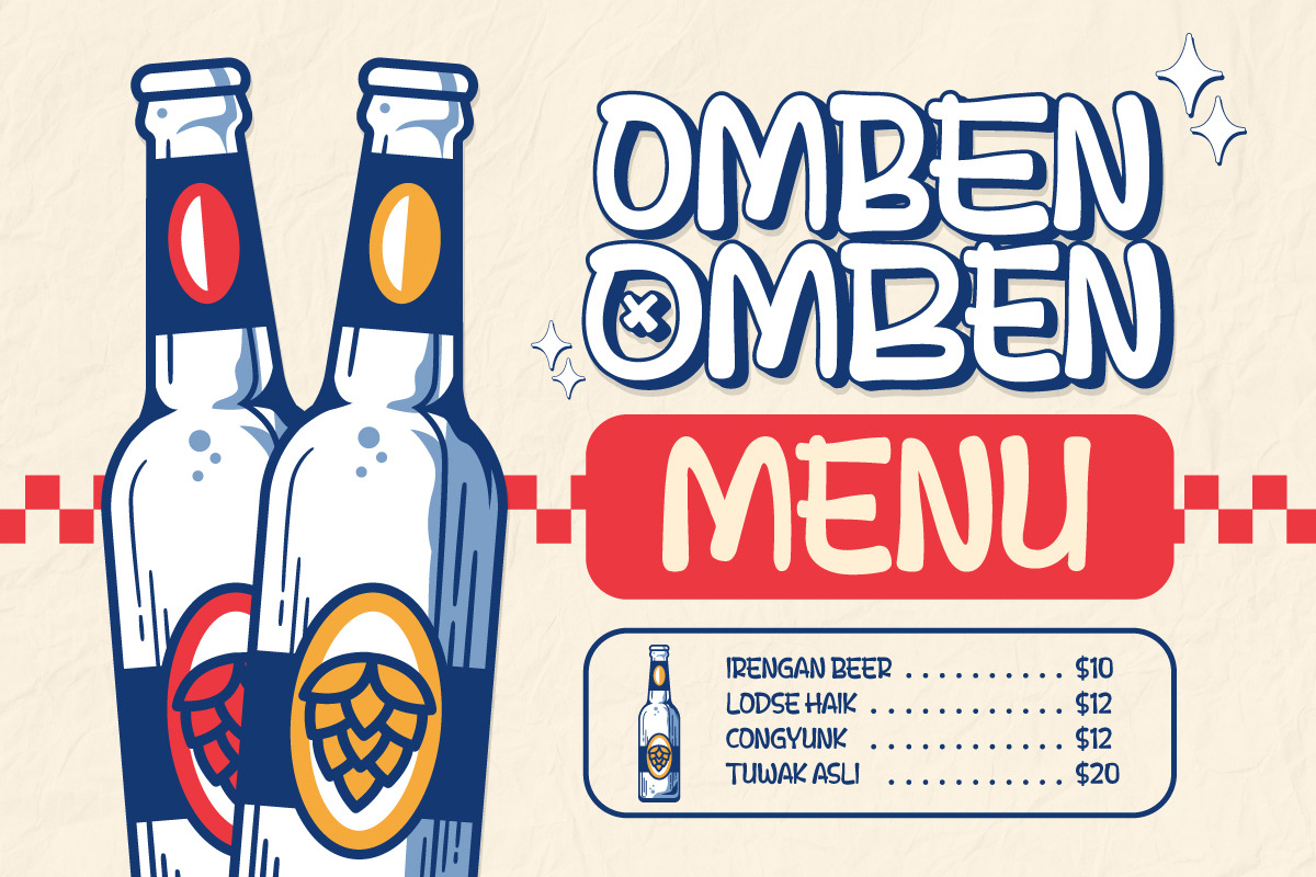 Belayo - Fun Display Font, a Handwritten Font by twinstd (Photo 3 of 10)