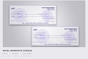 Bank Check Template, a Stationery Template by DesignerCandies (Thumbnail 1 of 2)