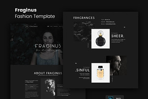 Fraginus Fashion Website Template