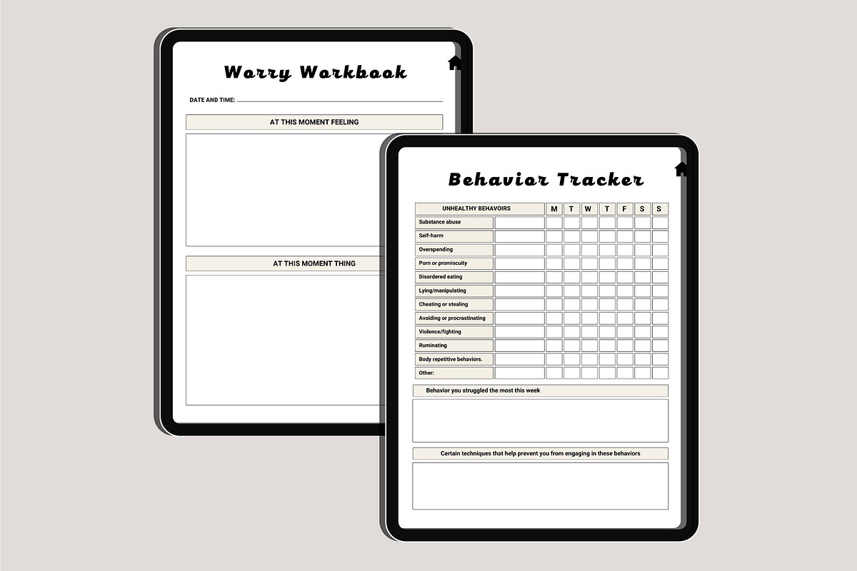 Digital 2024 Mental Burnout Workbook, a Presentation Template by Designmela01 (Photo 10 of 12)
