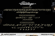 Santiago, a Script Font by Matra Creative (Thumbnail 8 of 10)
