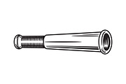 Baseball Bat Vector silhouette, an Object Graphic by Billah Hub (Thumbnail 2 of 3)