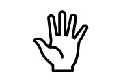 Hand Gesture Vector Icon Bundle, an Illustration by jahid234 (Thumbnail 37 of 52)