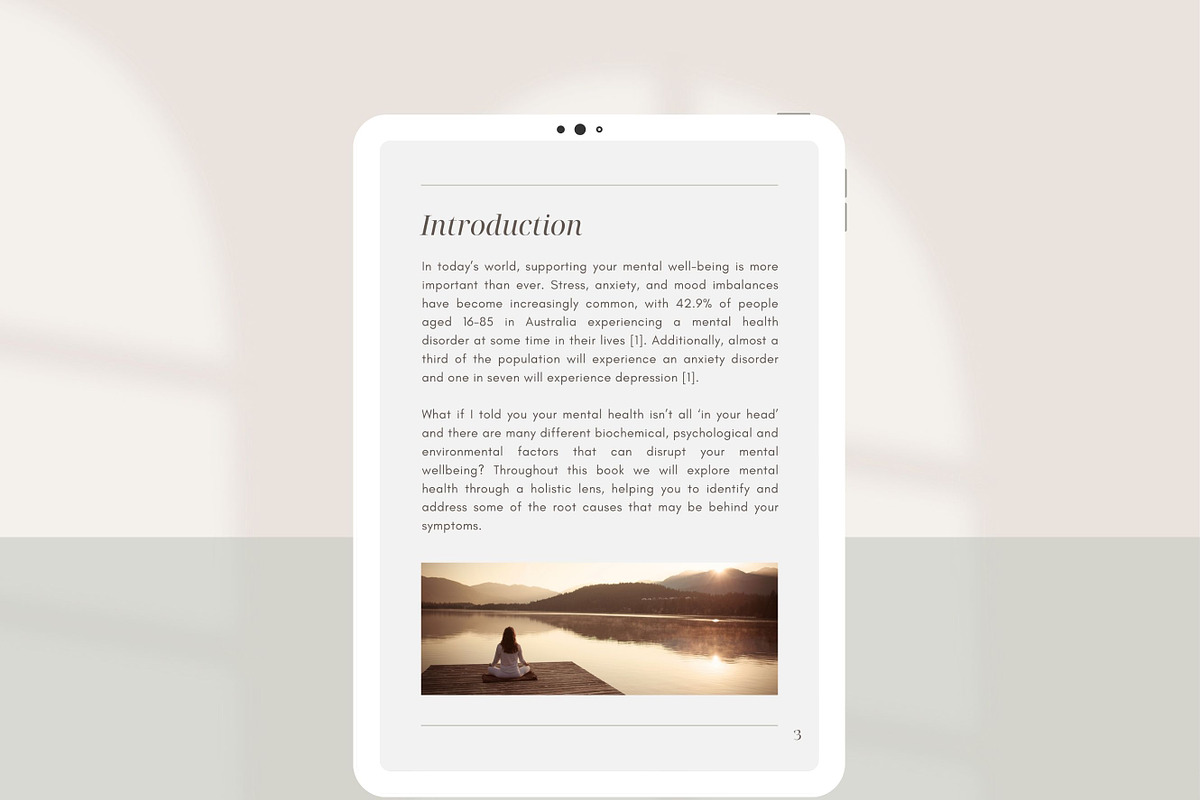 Mental Health Ebook Canva Template, a Presentation Template by Naturopath Hub (Photo 10 of 12)