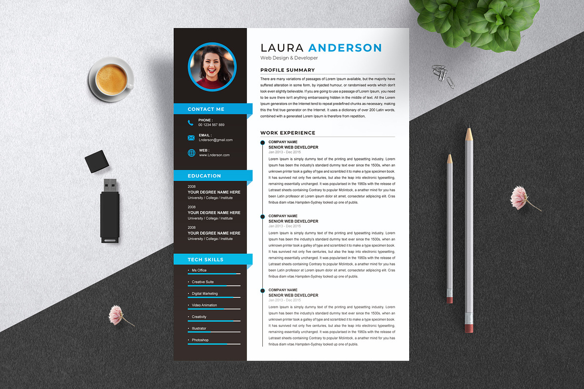 Best CV Format | Curriculum Vita, a Resume Template by X-Type (Photo 1 of 5)