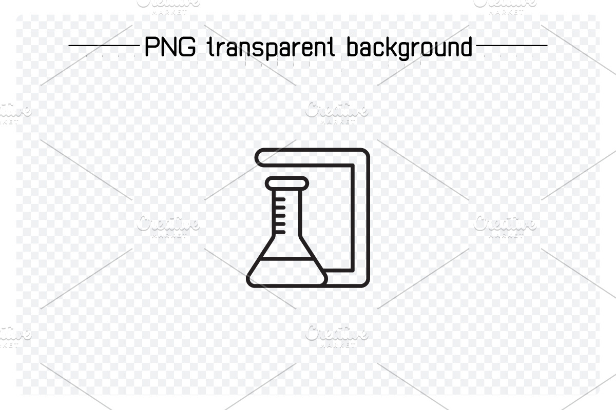 Flask and Test Tube Line Icons Set, an Outline Icon by Designfour (Photo 5 of 7)