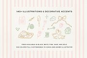 Cozy Cottagecore Hand Drawn Elements, an Illustration by Claire Emery Designs (Thumbnail 2 of 6)