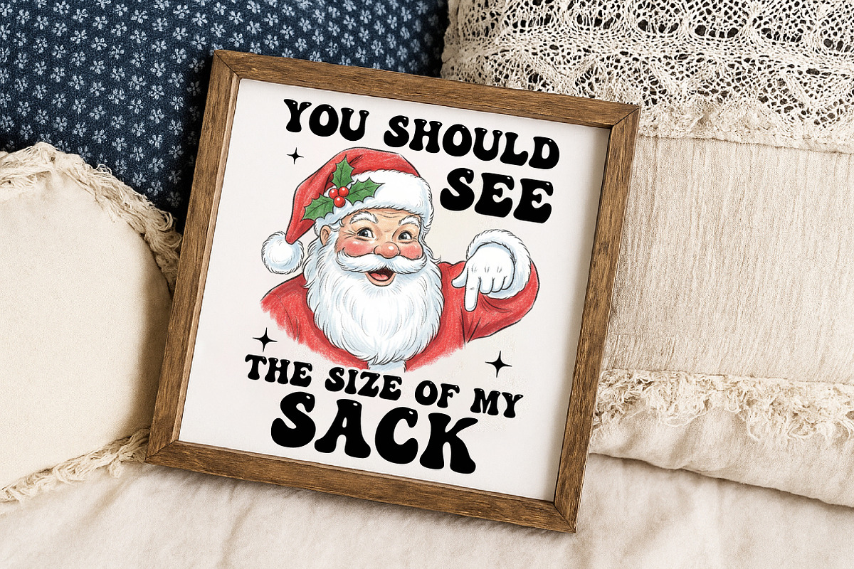 You Should See the Size of My Sack, an Illustration by Libby Wishes (Photo 6 of 6)