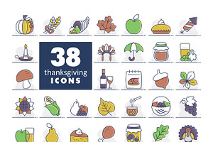 Thanksgiving and Autumn Holiday Icon, an Icon by Nasik-Nosik