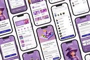 QuizWiz - Trivia Quiz Mobile App, an UI Kit Template by twinstd (Thumbnail 3 of 4)