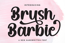 Brush Barbie | Script Font