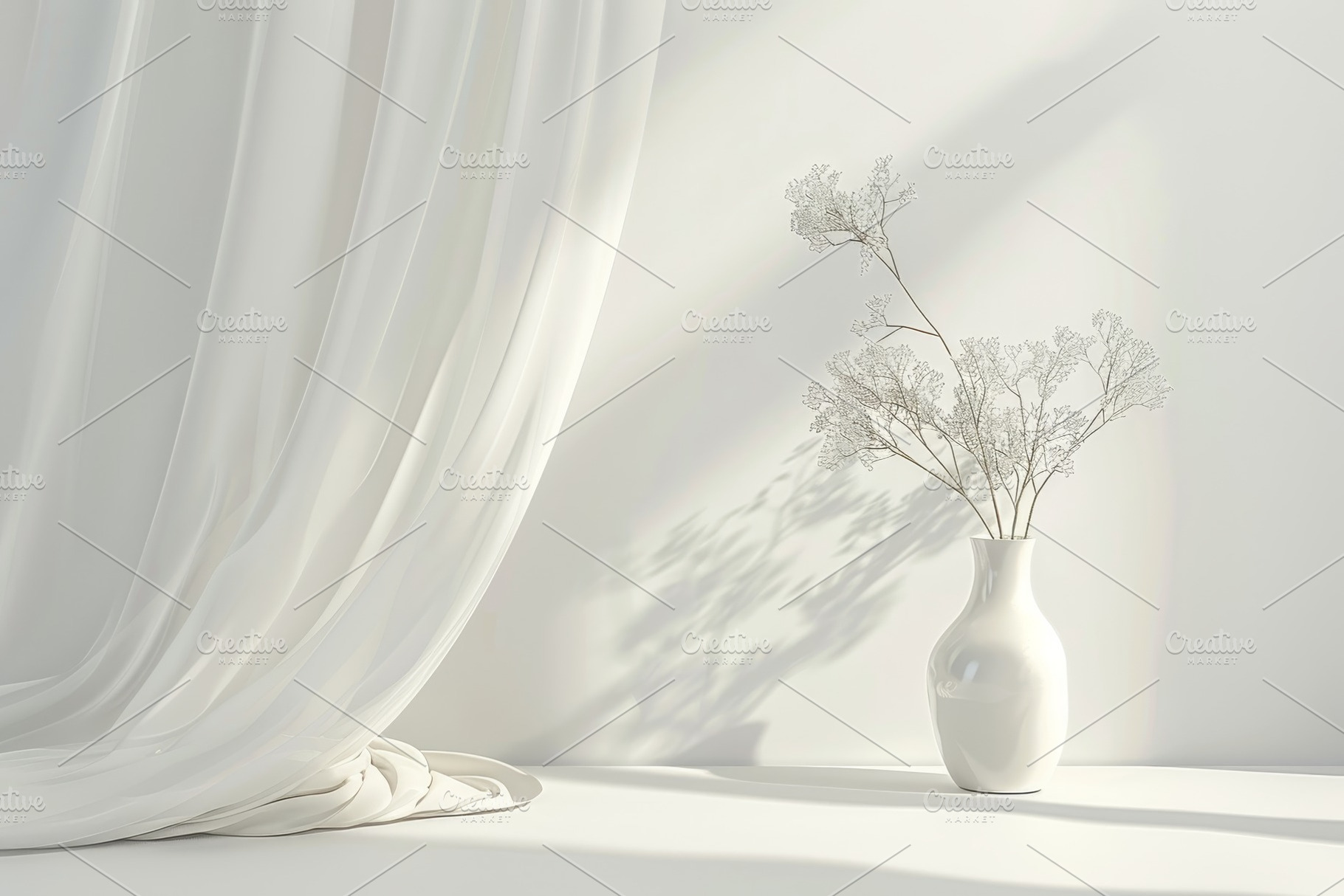 A white vase filled with colorful fl, a Photo by Iftikhar Alam