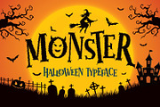 Monster Halloween, a Symbol Font by Mozatype (Thumbnail 1 of 13)