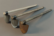 Hoe set, an Object 3D Model by mockupzz (Thumbnail 7 of 7)