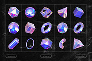 3D Holographic Geometric Shapes, an Object Graphic by Design Studio (Thumbnail 6 of 7)