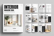 Interior Magazine Template, a Magazine Template by E-Type (Thumbnail 1 of 7)
