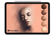 Skin Swatches for Procreate, a Palette Add-On by FaeryDesign (Thumbnail 1 of 3)