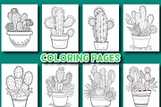 Cactus Coloring Pages for Adults, a Brochure Template by Design Station (Thumbnail 3 of 4)