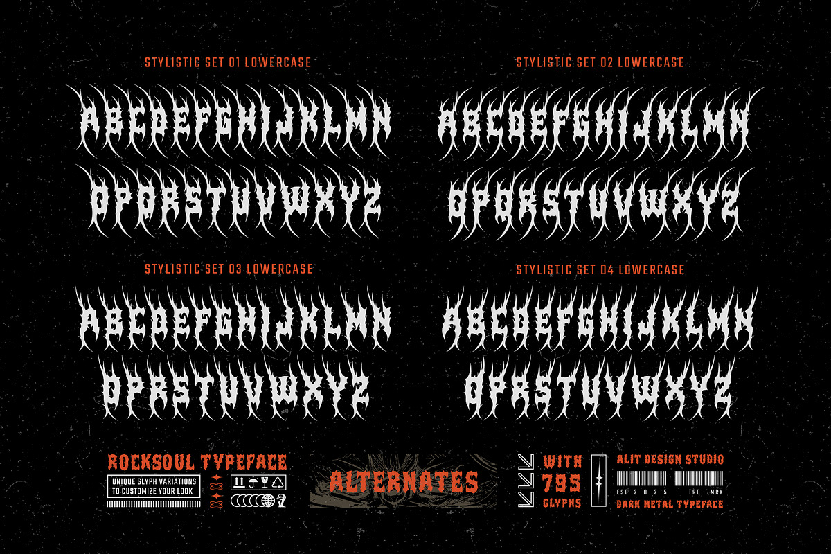 Rocksoul Typeface, a Blackletter Font by alit design (Photo 15 of 17)
