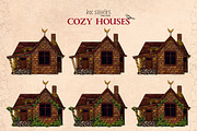 Cozy Houses, an Object Illustration by Ink Stories (Thumbnail 3 of 22)