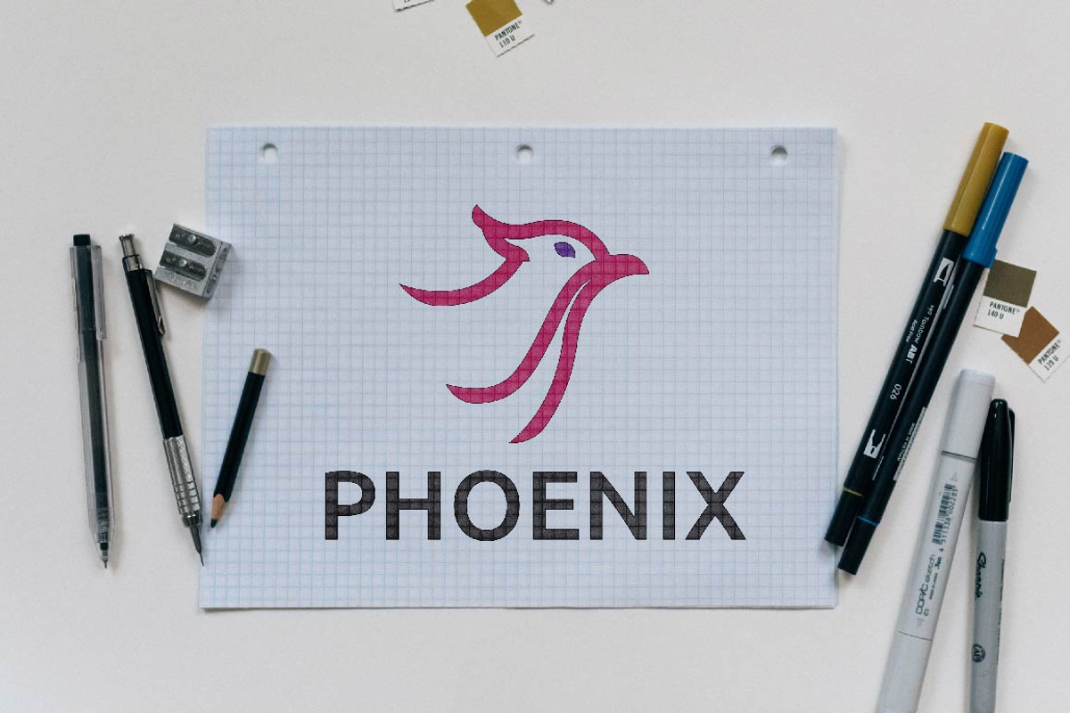 Red Phoenix Bird Animal Head Logo, a Branding & Logo Template by jongcreative (Photo 2 of 3)