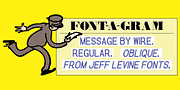 Message by Wire JNL, a Sans Serif Font by Jeff Levine Fonts (Thumbnail 1 of 5)