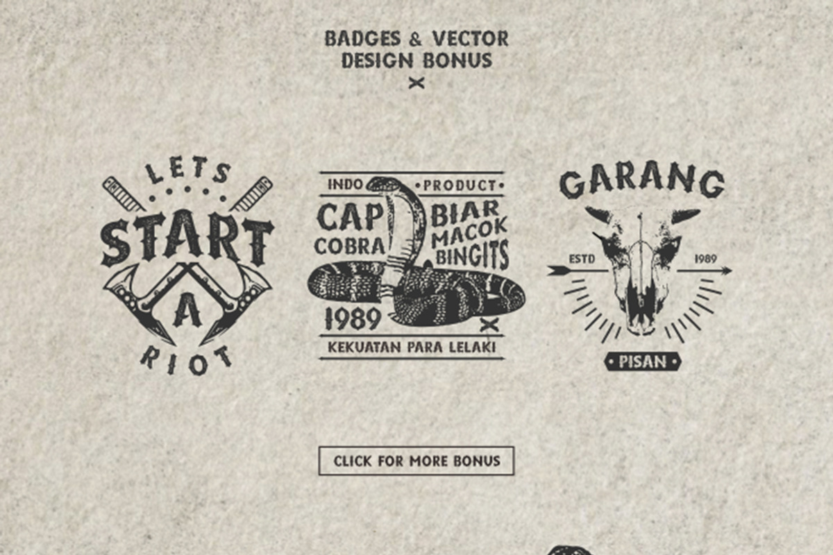 Riotic Typeface + Bonus, a Blackletter Font by Rvq Type Foundry (Photo 4 of 5)