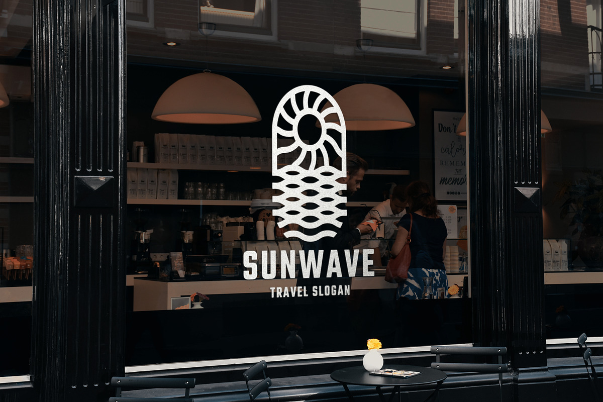 Sun Wave Travel Logo, a Branding & Logo Template by Design_Planet (Photo 2 of 3)