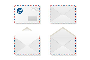 Envelope. Vector Set., an Object Graphic by Gomolach
