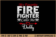 Favorite Firefighter Calls Me Daddy, an Illustration by Handy Arts Studio (Thumbnail 1 of 3)