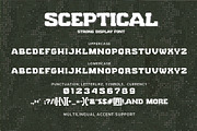 SCEPTICAL - Strong Display Font, a Font by Gassstype (Thumbnail 7 of 8)
