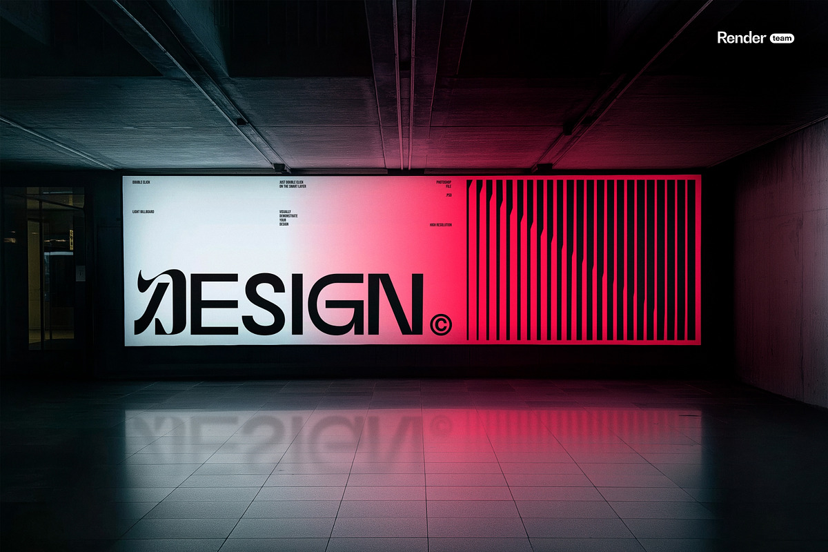 Digital Screen Advertising Mockup, an Advertising Mockup by Renderteam (Photo 12 of 12)