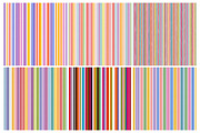 Candy Colors Stripes Digital Paper, an Illustration by Daily.Designs (Thumbnail 3 of 5)