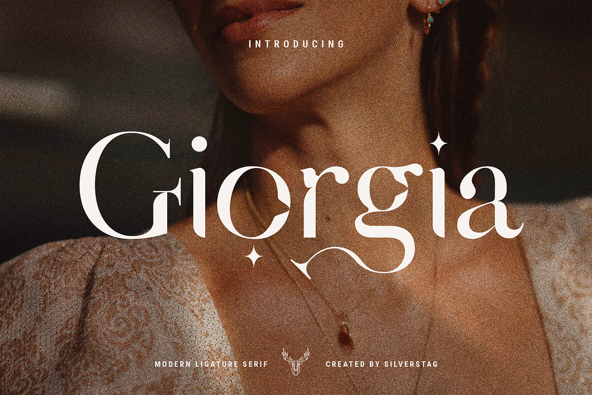 Giorgia - Elegant Ligature Serif, a Serif Font by SilverStag Type Foundry (Photo 1 of 15)