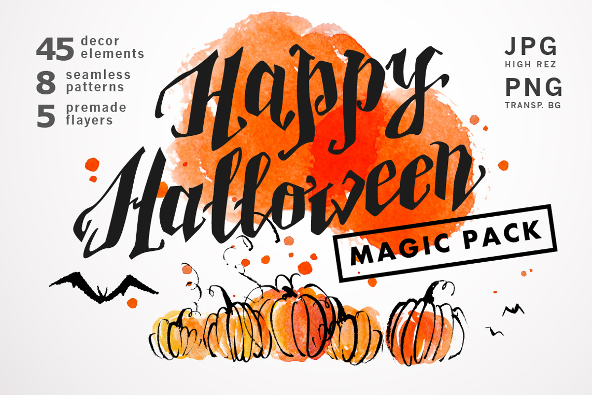 Halloween pack, an Illustration by Funnystore (Photo 1 of 5)