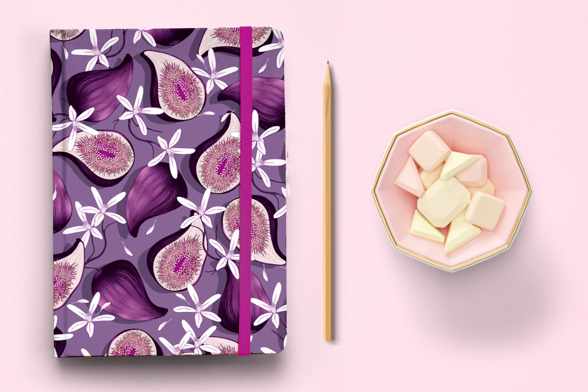 Seamless pattern - Figs, a Pattern Graphic by Yummy (Photo 5 of 6)