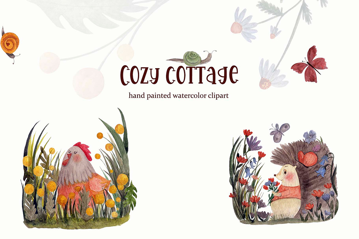 Cozy cottage, a Decorative Illustration by Katia Serdiuk (Photo 1 of 6)
