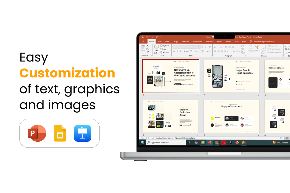 1400+ Presentation Slides Bundle, a Presentation Template by Hammad Arif (Photo 2 of 17)