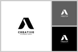 initial letter a logo vector design, a Branding & Logo Template by quadrazo