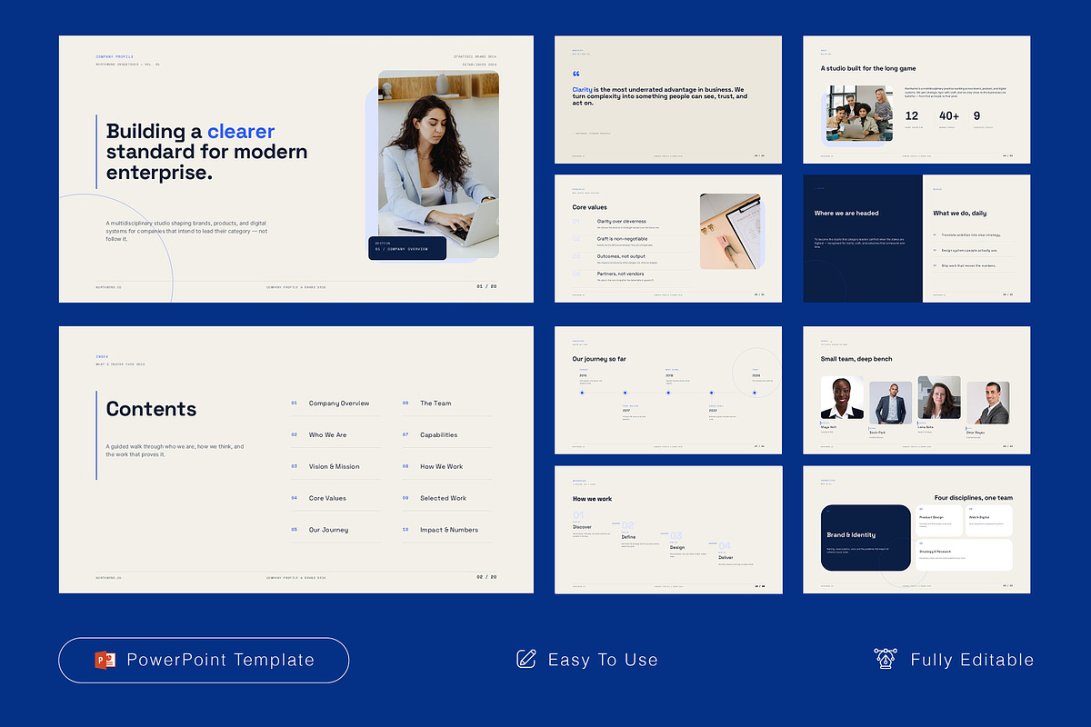 Northwind Enterprise Brand Deck, a Presentation Template by Pitchlook.Studio (Photo 1 of 3)