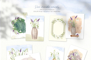 Spring Snowdrop And Muscari Clip Art