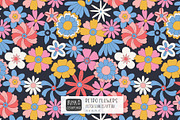 Retro Floral Seamless Pattern, a Pattern Graphic by Irina Ostapenko (Thumbnail 1 of 5)
