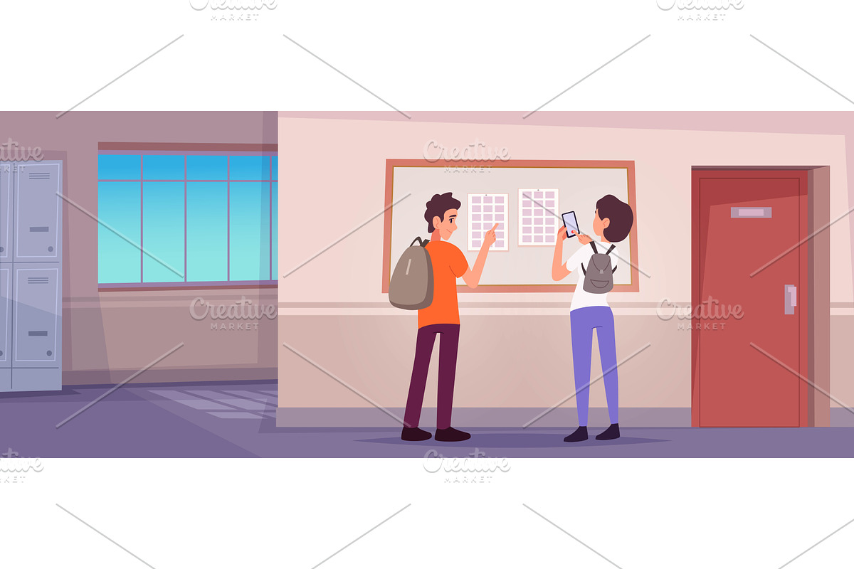 Lecture. Indoor illustration of, an Education Illustration by Onyx