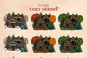 Cozy Houses, an Object Illustration by Ink Stories (Thumbnail 19 of 22)