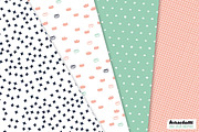 Sloth pink Digital Paper and Clipart, a Pattern Graphic by kaeselotti (Thumbnail 4 of 5)