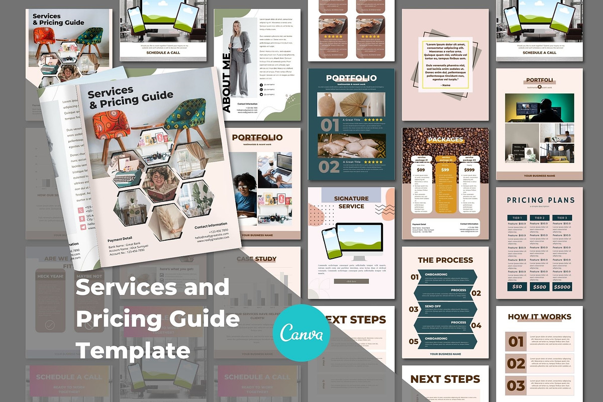Service and Pricing Guide Template, a Magazine Template by iloveTemplate