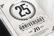 Anniversary Invitation Card, a Card Template by AyumaDesign (Thumbnail 3 of 3)