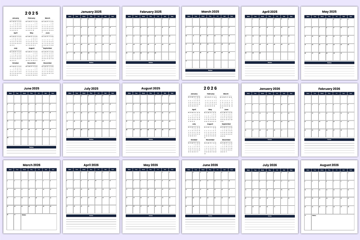 2025-26 Small Business Planner Canva, a Stationery Template by Mustafiz (Photo 3 of 6)