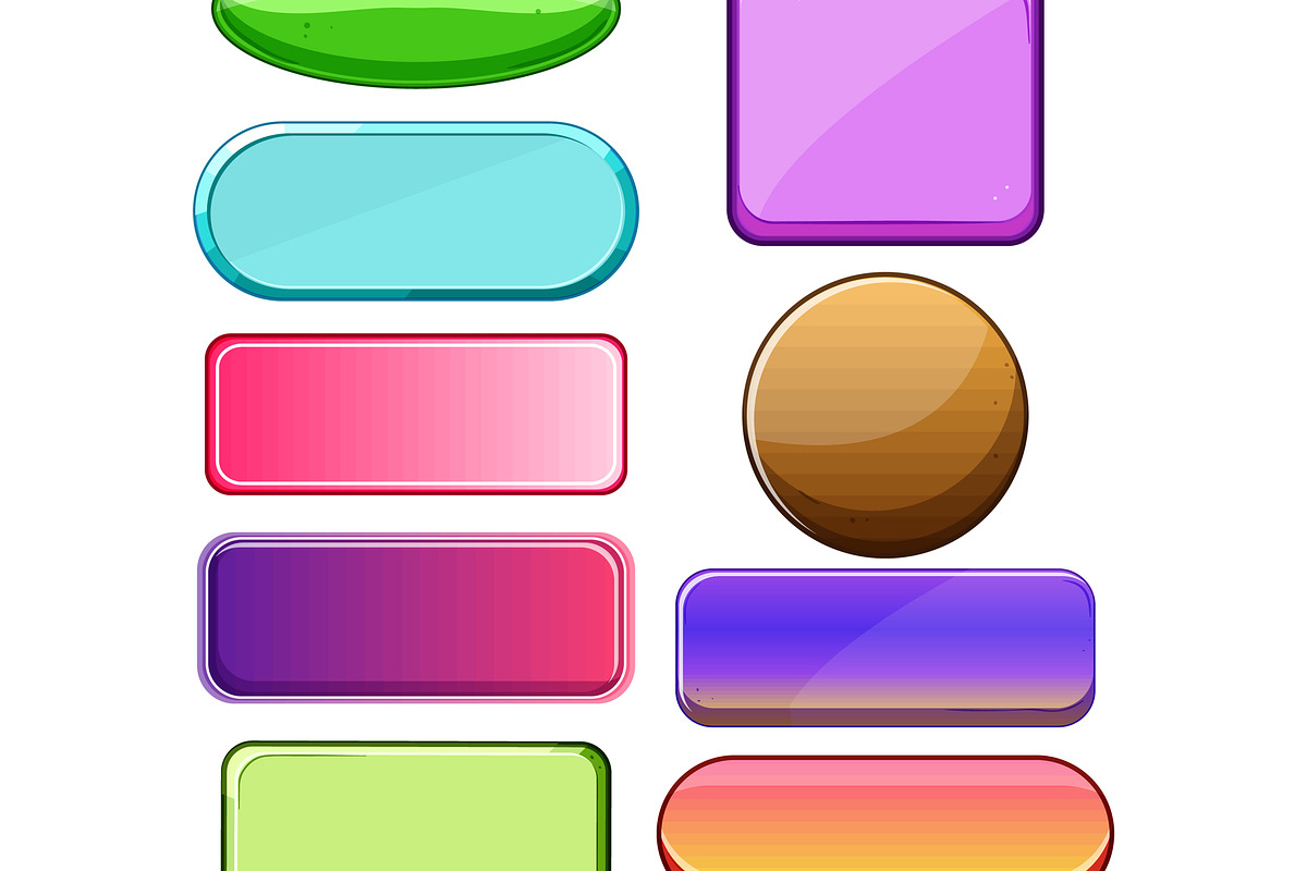 Colorful glossy user interface web, an Object Graphic by pikepicture (Photo 2 of 3)